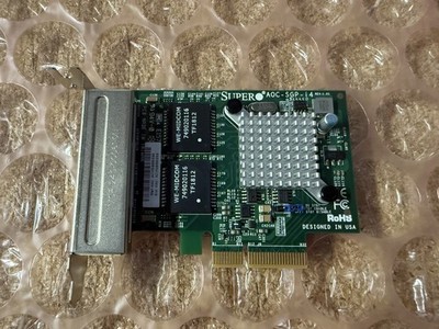 SUPERMICRO AOC-SGP-i4 INTEL I350 4-PORT RJ45 NIC LOW Profile