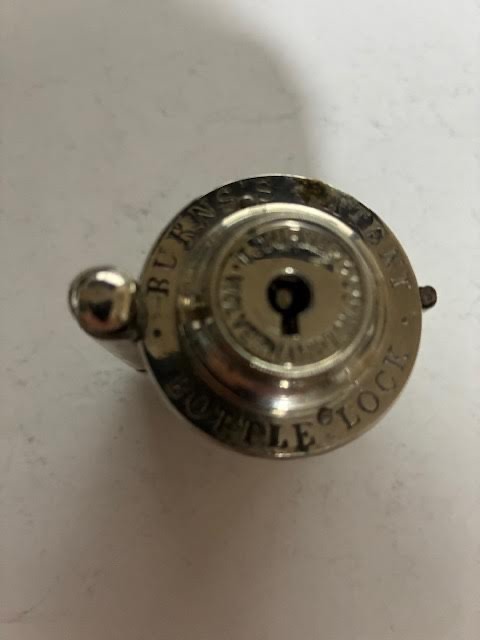 bottle lock for wine or liquor antique