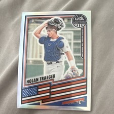 Panini 2026 Stars & Stripes Prizm Collegiate Training Camp Nolan Traeger #128