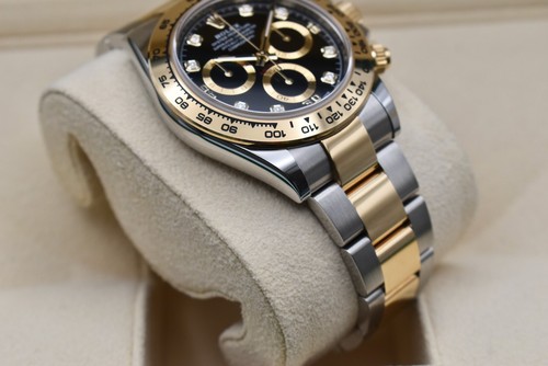 Rolex Daytona Stainless Steel & 18k Yellow Gold Black Diamond Dial 116503 2022 - Picture 4 of 12