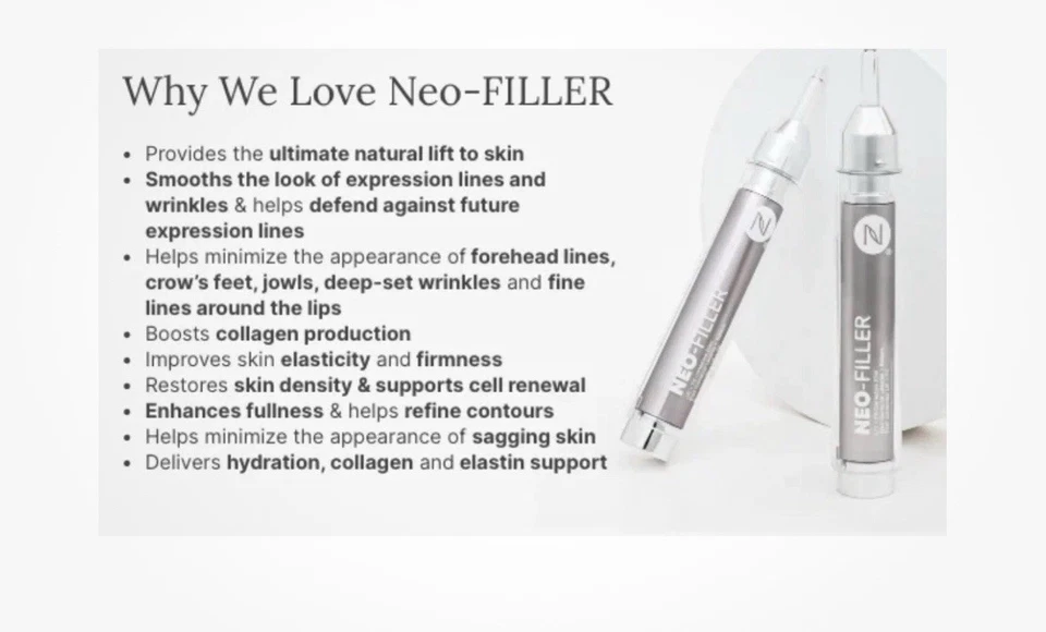 Neora - Neo-Filler Lift + Fill Corrective Elixir 15 ml/.51 oz - Nuevo sin caja Foto 4 de 4