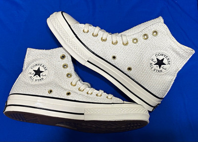 Converse Chuck Taylor All Star Women's High Top Lace-Up Textile Sneaker crema