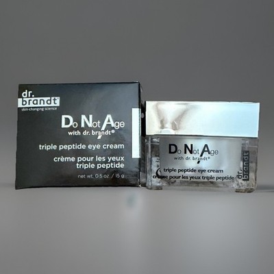 dr. brandt Do Not Age Triple Peptide Eye Cream 0.5 oz 15g Hydrating