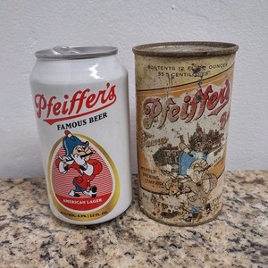 Pfeiffer's Famous Beer Vintage Tab-Top Pull Tab Can Pfeiffer Brewing Co.
