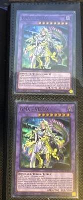 2x Yugioh GMX - VELOX BPRO-EN095 Super Rare 1st Edition NM