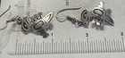 Vintage Raven Sterling Silver Earrings Native American Tlingit NR — photo 5