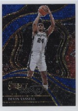 2023-24 Panini Select Courtside Blue Disco Prizm 3/25 Devin Vassell #248 1d59