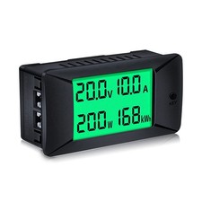 DC Multifunction Battery Monitor Meter0-300V0-100A Built-in Shunt Widely Appl...