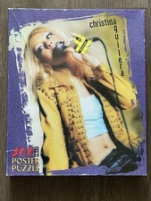 Christina Aguilera 300 Piece Puzzle Poster Vintage Milton Bradley  K-Mart Label