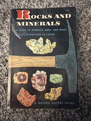 rocks and minerals golden nature guide by herbert zim 1957 paperback