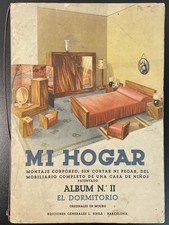 Modelarski arkusz "Mi Hogar / El Dormitorio" - album II - Sibils - 1930