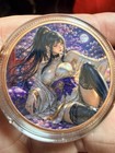 1 oz Copper Round Seductive Moon Goddess Colorized Anime Art in Capsule — photo 2