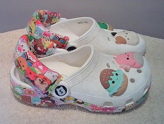 Crocs White Squishmallows Clog Sandals Sz 13