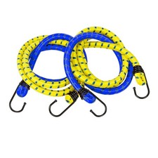 Kinzo Lot de 2 Élastiques d’Arrimage pour Bagages 100cm avec Crochets Acier