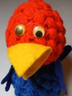 Old Vintage Kansas Jayhawks Plush Crochet Mascot Figure KU Basketball Football — photo 5