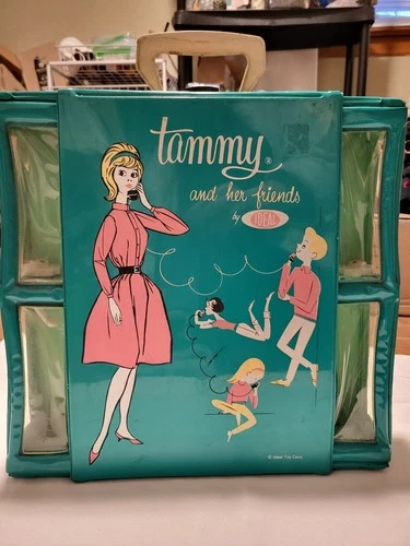 Vintage Tammy and Her Friends Doll Case And Large Lot Clothing Ideal Toy 1960s