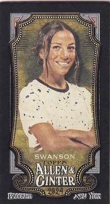 2025 Topps Allen & Ginter MLB No. 204 Mallory Swanson Black Mini Card