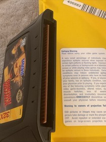 Virtua Racing Deluxe Sega 32X 1994 Blockbuster Case Rental Genesis Game