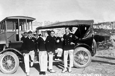 Dzz-20 Royal Navy Group At Ghain Tuffieha with Car, Malta 1925. Photo