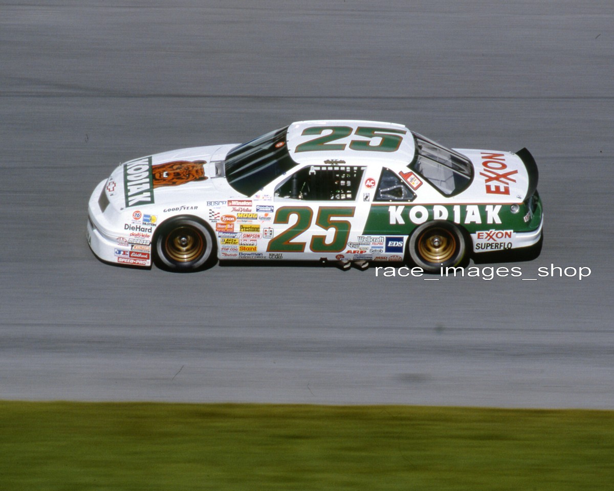 ミントグリーン クイーンマキシデコレータ KEN SCHRADER #25 KODIAK LUMINA 1991 NASCAR WINSTON CUP 8x10 GLOSSY