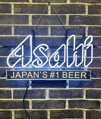 Asahi Japan #1 Beer 20''x16'' Neon Sign Bar Lamp Light Party Gift Man Cave Night