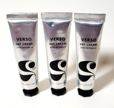 3 x VERSO Skincare Day Cream With Retinol 8 0.5 fl oz BRAND NEW  