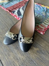 Kate Spade Payton Leather Ballet Flats Slip On Shoes Size 9.5 Black