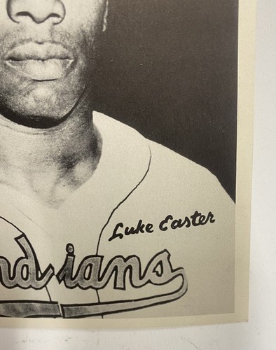 Rara Foto Original Luke Easter Cleveland Indians 1948-1953? - Imagen 8 de 9