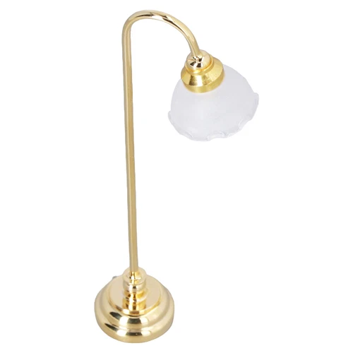 1/2x 1/12 für Puppenhaus Miniatur Tischlampe LED Licht Lampe Batterie Einsatz Dekor USA - Bild 9 von 21