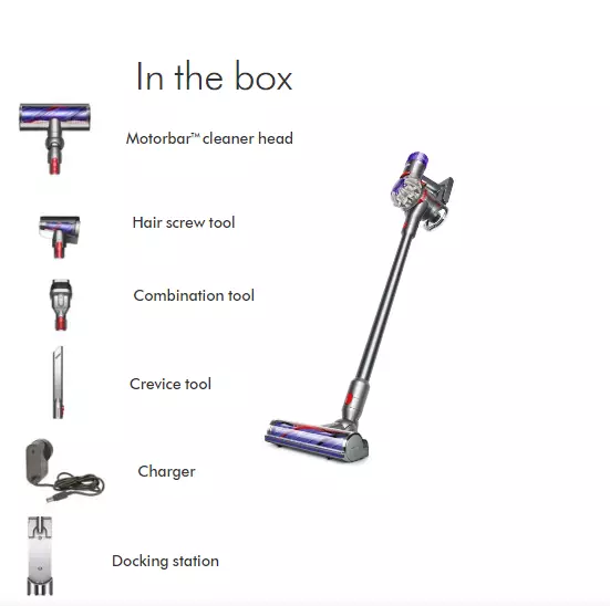 Dyson Cordless Vacuum Silver/Nickel - SV25 2023 model! - 2 year | eBay