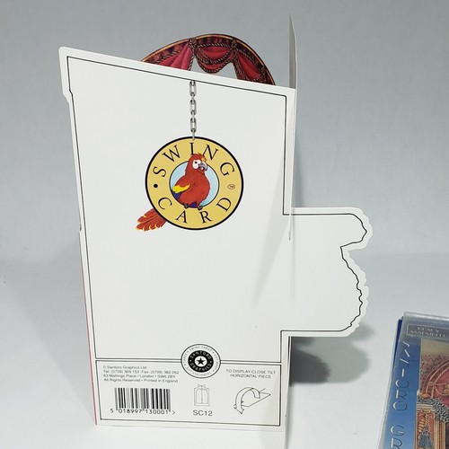 VTG 1993 Santoro Graphics Swing Card SC12 Victorian Baby 3D Pop Up Greeting NIP - Picture 6 of 17