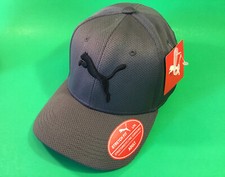 PUMA Stretch Fit Adult Unisex Hat Size L/XL Dark Gray NEW