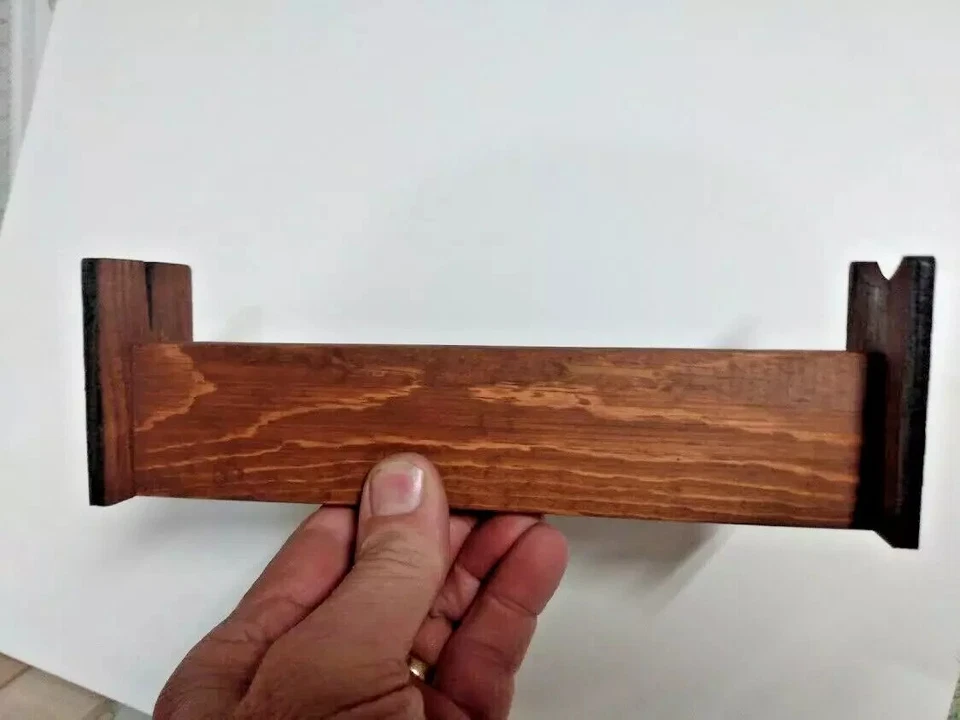 Soporte de exhibición para cuchillos grande estilo bowie deportista cazador coleccionista ne Foto 3 de 4