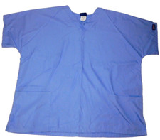 Cherokee Workwear Scrubs Lot of 3 Womens Size XL Blue Tops Medical CIEW