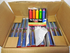New 24 Packs Melissa  Doug Learning Mat Crayons Easy Grip Straight Edge 5 Color