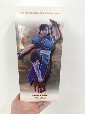 Figurine 1/6 STAR MAN Chun-Li Cheongsam Bleu - MS-008A - Neuf Boîte Originale (2024)