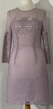 New Look Size 6 Dress Purple Lace Party Evening Lined 305