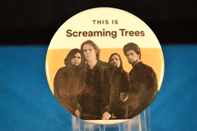 SCREAMING TREES ''This Is...'' BUTTON  pin pinback  ROCK grunge MUSIC  2 1/4'' BIG!