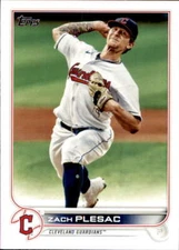 2022 Topps #377 Zach Plesac NM-MT Guardians  ID:43962