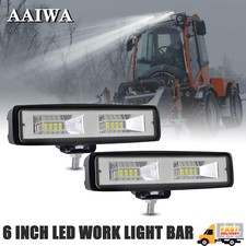 Pair 6 Inch Led Work Light Bar Flood Fog Lamp Offroad Driving Truck Suv Atv 4wd Pair 6 Inch Led Work Light Bar Flood Fog Lamp Offroad Driving Truck Suv Atv 4wd