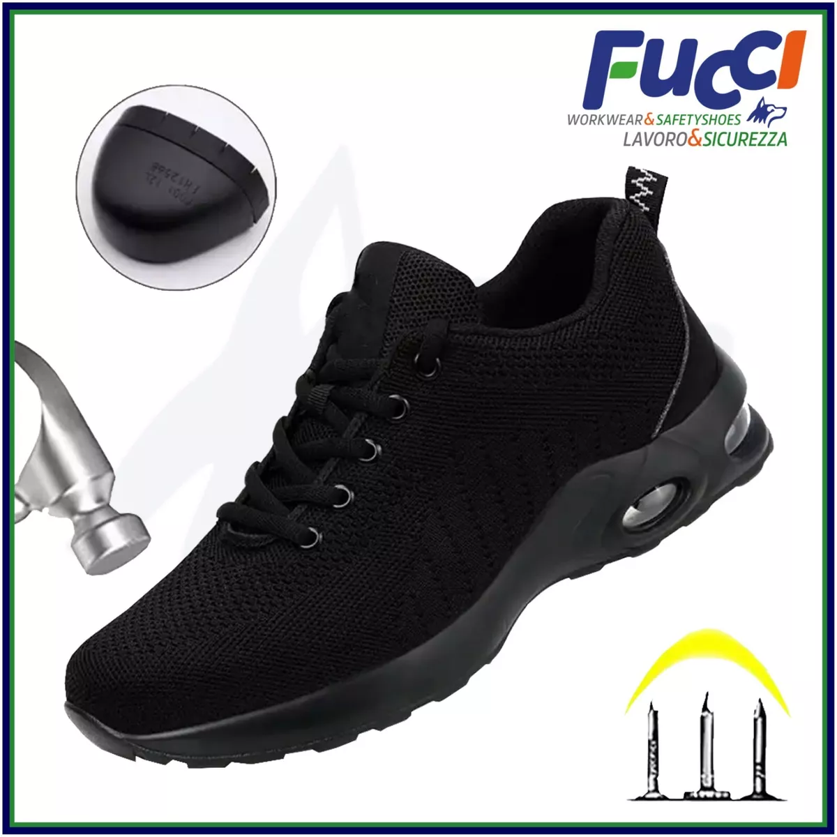 Scarpe antinfortunistica leggere sportive Uomo Scarpe da lavoro TEAMWORK  S1P SRC