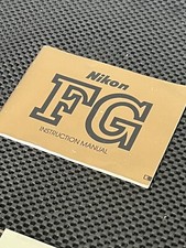 NIKON FG INSTRUCTION User Manual