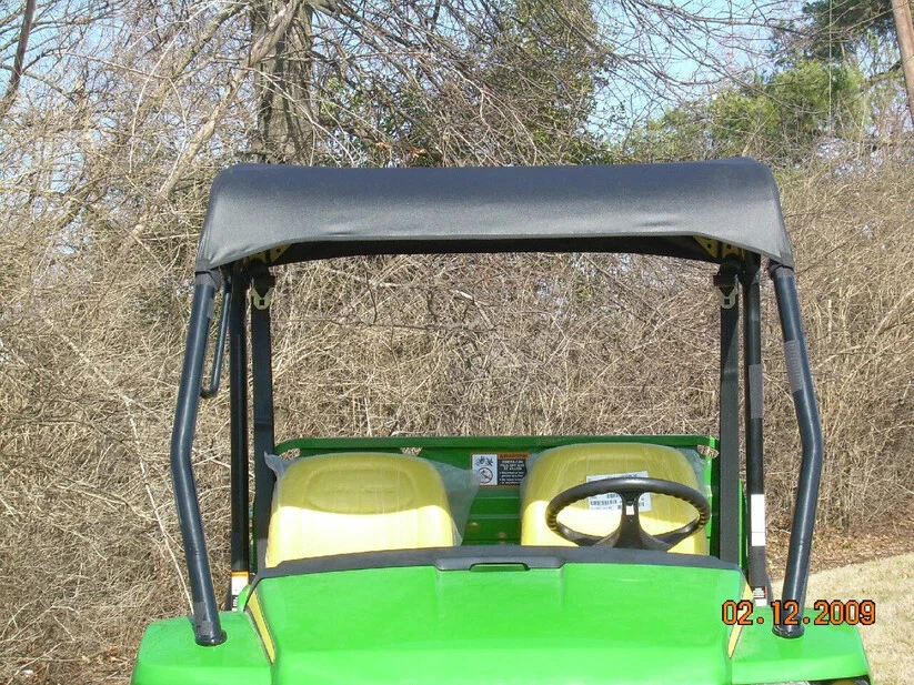 Gabinete Soft Top Preto compatível com John Deere Gator HPX XUV 620i 625i 825i 850d 855d - Imagem 2 de 4