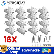 16 Sets Solar Panel Z Bracket Mounting Mounts Set Solar Panel RV Boat Roof Wall