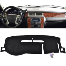 Dash Cover Mat Dashboard Pad Black FOR GMC Sierra Yukon XL Denali 2007- 2013