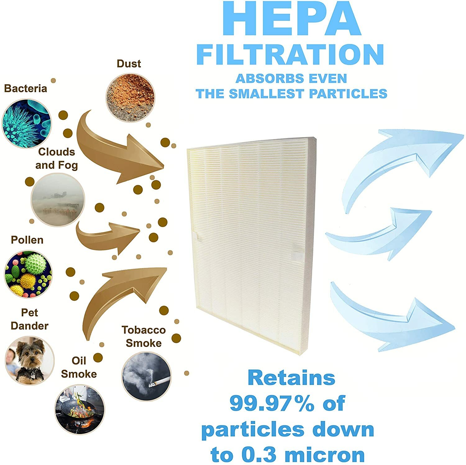 True HEPA +4 Carbon Filter Set for Electrolux EL480A EL490A EL491A Air