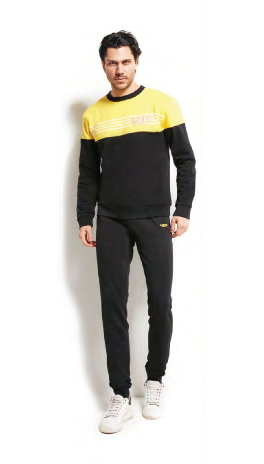 tuta UOMO felpata invernale 100% cotone LEGEA HOMEWEAR allenamento sportivo  - home.sdcTitle
