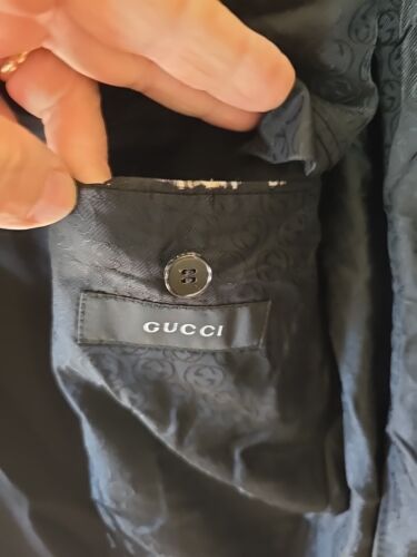 Mens Gucci Black Blazer 50R Euro - Picture 7 of 7