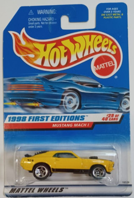 1998 Hot Wheels First Edition  Mustang Mach 1  29/40 (5 Spoke Hub Wheels)
