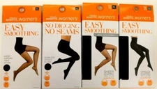 Blissful Benefits No Digging No Seams/Easy Smoothing/No Run Black/Opaque Tights